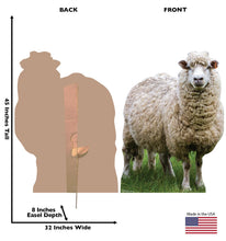 Load image into Gallery viewer, Advanced Graphics Sheep Life Size Cardboard Cutout Standup - Made in USA - AT TEN Distribution