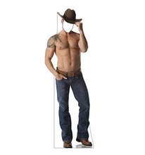 Load image into Gallery viewer, Advanced Graphics Shirtless Cowboy Stand - in Life Size Cardboard Cutout Standup - AT TEN Distribution