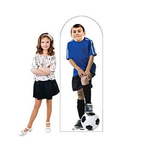 Load image into Gallery viewer, Advanced Graphics Soccer Boy Stand - in Life Size Cardboard Cutout Standup - AT TEN Distribution