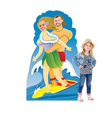 Load image into Gallery viewer, Advanced Graphics Surfer Couple Stand - in Life Size Cardboard Cutout Standup - AT TEN Distribution