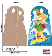 Load image into Gallery viewer, Advanced Graphics Surfer Couple Stand - in Life Size Cardboard Cutout Standup - AT TEN Distribution
