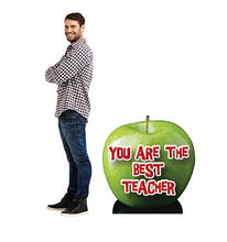 Load image into Gallery viewer, Advanced Graphics Teacher's Appreciation Apple Life Size Cardboard Cutout Standup - Best Teacher - AT TEN Distribution