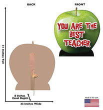 Load image into Gallery viewer, Advanced Graphics Teacher's Appreciation Apple Life Size Cardboard Cutout Standup - Best Teacher - AT TEN Distribution
