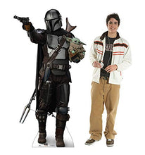 Load image into Gallery viewer, Advanced Graphics The Mandalorian with Child Life Size Cardboard Cutout Standup - Disney Star Wars: The Mandalorian Season 2 - AT TEN Distribution