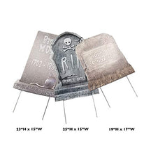 Load image into Gallery viewer, Advanced Graphics Tombstone 3 Pack Life Size Outdoor Cutouts - Yard Signs For Outdoor Use - AT TEN Distribution