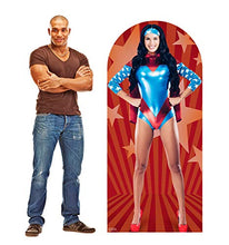 Load image into Gallery viewer, Advanced Graphics Woman Super Hero Stand - in Life Size Cardboard Cutout Standup - AT TEN Distribution