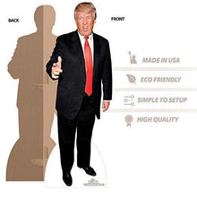 Load image into Gallery viewer, Donald Trump Cardboard Cutout Standup - 6 Feet Life Size Trump Stand up Cardboard - Great Party Decoration Solid Cardboard Print 75x29 inches - AT TEN Distribution