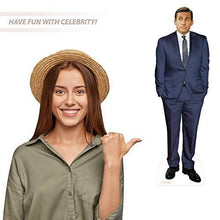 Load image into Gallery viewer, Michael Scott Cardboard Cutout Standup Steve Carell Celebrity Life - Size Realistic Set of 2 - Michael Scott Celebrity Paper Mask - Mask Included - Mich - AT TEN Distribution