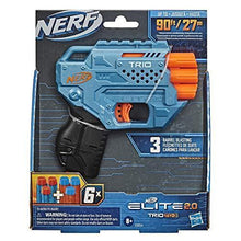 Load image into Gallery viewer, Nerf Elite 2.0 Trio SD - 3 Blaster - Includes 6 Official Nerf Darts - 3 - Barrel Blasting - Tactical Rail for Customizing Capability - AT TEN Distribution