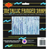 Beistle - 55038-S - 1-Ply FR Metallic Fringe Drape - Pack of 6