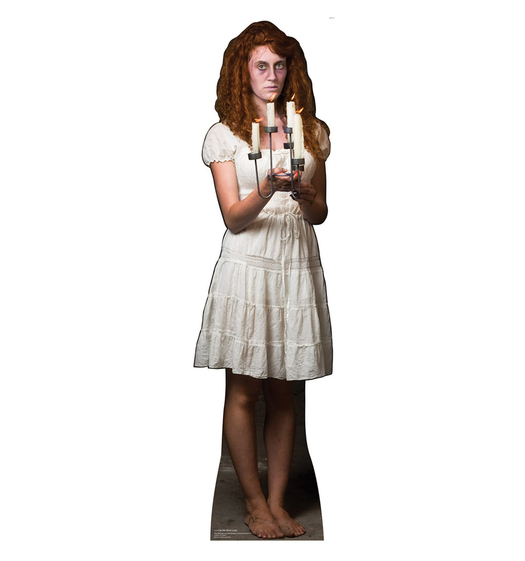 Life-size Candlestick Lady Cardboard Cutout