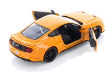 Load image into Gallery viewer, 2018 Ford Mustang GT 5.0 Orange with Black Wheels 1/24 Diecast Model Car by Motormax 79352or - AT TEN Distribution
