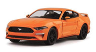 2018 Ford Mustang GT 5.0 Orange with Black Wheels 1/24 Diecast Model Car by Motormax 79352or - AT TEN Distribution
