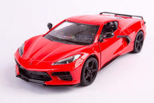 Load image into Gallery viewer, 2020 Chevrolet Corvette C8 Stingray Red Timeless Legends 1/24 Diecast Model Car by Motormax 79360 - AT TEN Distribution
