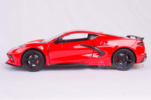Load image into Gallery viewer, 2020 Chevrolet Corvette C8 Stingray Red Timeless Legends 1/24 Diecast Model Car by Motormax 79360 - AT TEN Distribution
