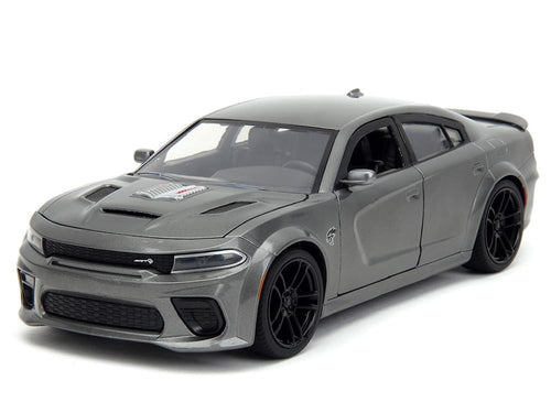 2021 Charger SRT Hellcat Gray Metallic Fast X (2023) Movie 1/24 Diecast Model Car by Jada 34472 - AT TEN Distribution