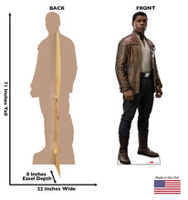 Load image into Gallery viewer, Life-Size Star Wars The Last Jedi Finn Cardboard Cutout
