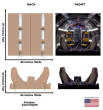 Load image into Gallery viewer, Life-Size Cockpit of Millenium Falcon Backdrop
