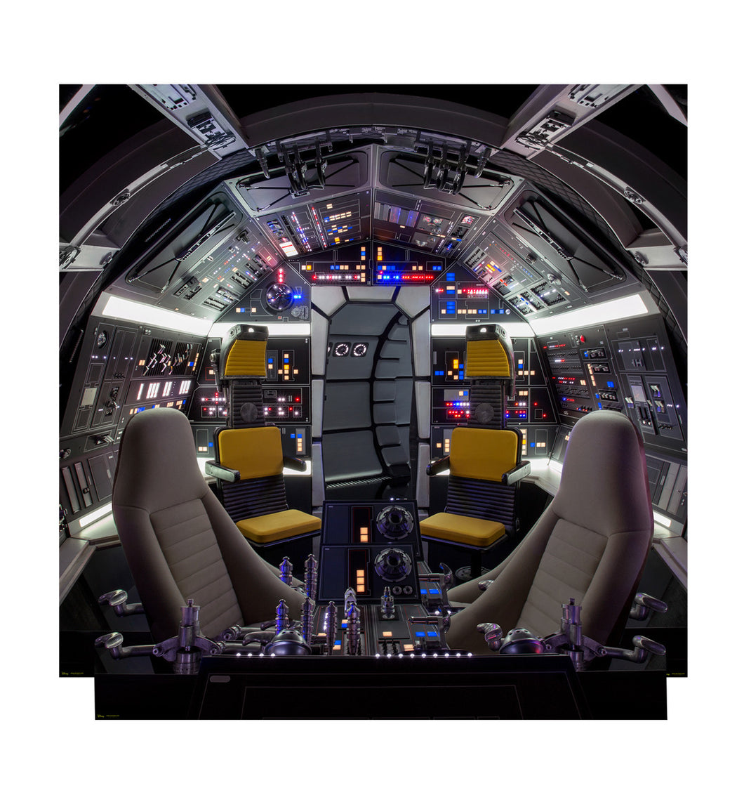 Life-Size Cockpit of Millenium Falcon Backdrop