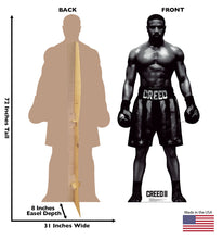 Load image into Gallery viewer, Adonis Creed Black and White Cardboard Cutout 2788
