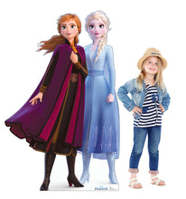 Load image into Gallery viewer, Life-Size Cardboard Cutout of Anna &amp; Elsa Frozen 2
