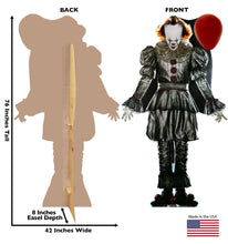 Load image into Gallery viewer, Pennywise with Balloon from IT Chapter 2 Cardboard Cutout
