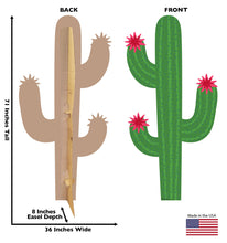 Load image into Gallery viewer, Life-Size Cactus Cardboard Cutout
