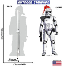 Load image into Gallery viewer, Life-Size Stormtropper Holiday Outdoor Standee

