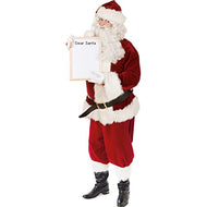 SP12646 Santa Holding Dear Santa Sign Cardboard Cutout Standee Standup