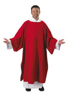 Christian Brands Church Plain Dalmatic Red