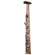 H49910 Nanasimget and Whale Totem Pole Cardboard Cutout Standee Standup