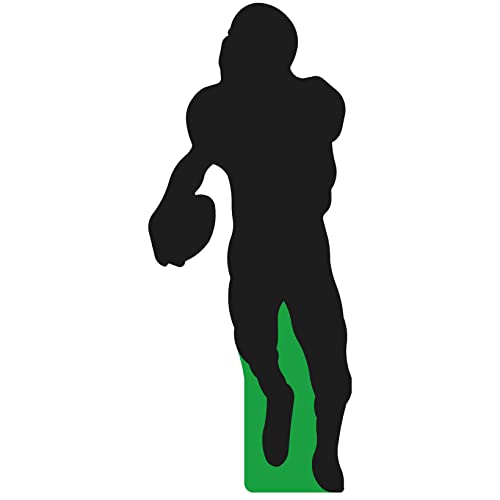 SP12667 Running Back Football Silhouette Cardboard Cutout Standee Standup