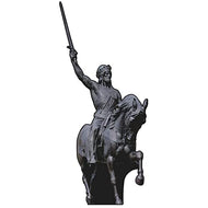 H10518 Richard I Lionheart King England Sword Horse Medieval Statue Cardboard Cutout Standee Standup