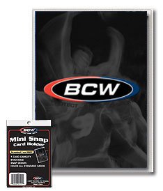 BCW Mini Snap Trading Card Holder 10 Pack