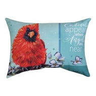 Manual Woodworkers Woodworker Pillow-When A Cardinal Appears-Climaweave (18