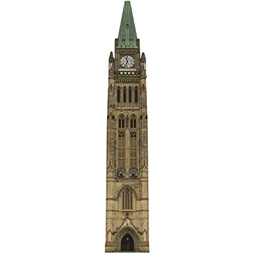 H13546 Peace Clock Tower Ottawa Ontario Cardboard Cutout Standee Standup