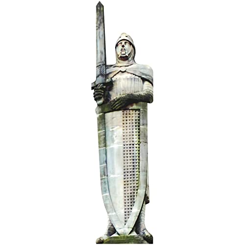 H10231 Roland Medieval Breton Saxon Knight Sword Shield Cardboard Cutout Standee Standup