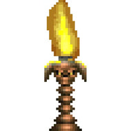 H12004 Video Game 16-bit Gothic Torch Candle Halloween Prop Cardboard Cutout