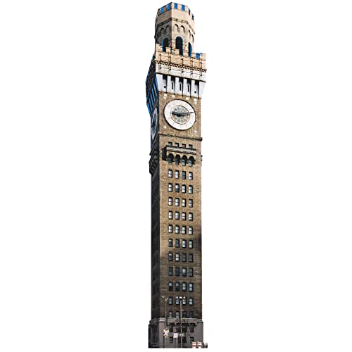 H13532 Emerson Bromo Seltzer Clock Tower Maryland Cardboard Cutout Standee Standup