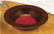 Christian Brands Walnut Stain Wood Offering Plate