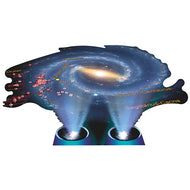 H69312 Milky Way Hologram Sci Fi Galaxy Map