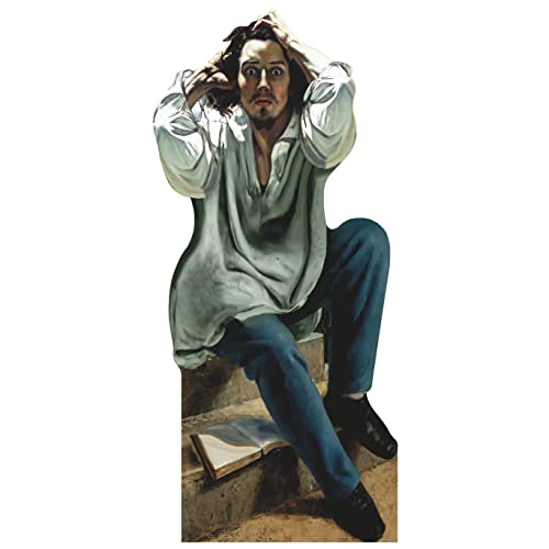 H79494 Gustave Courbet Desperate Man French Painter Realism Cardboard Cutout Standee Standup