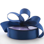 Cobalt Double Face Satin Ribbon 1 1/2