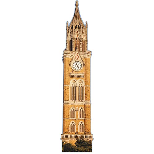 H13526 Rajabai Clock Tower Mumbai India Cardboard Cutout Standee Standup