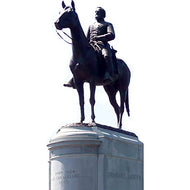 H61453 Stonewall Jackonson Statue Cardboard Cutout
