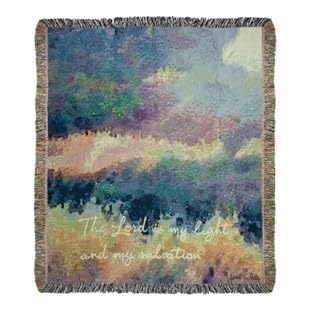 Manual Woodworkers Woodworker Throw-The Lord is My Light-Tapestry (50
