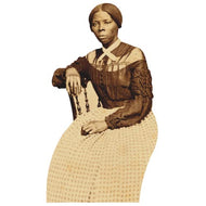 H61467 Harriet Tubman Sitting Cardboard Cutout Standee Stand up