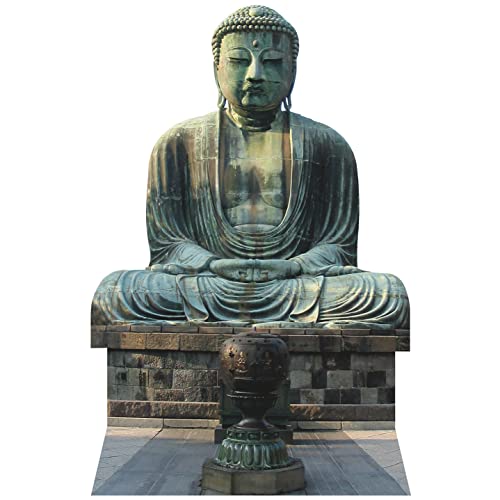 H13502 Kamakura Daibutsu Buddha Japan Cardboard Cutout Standee Standup