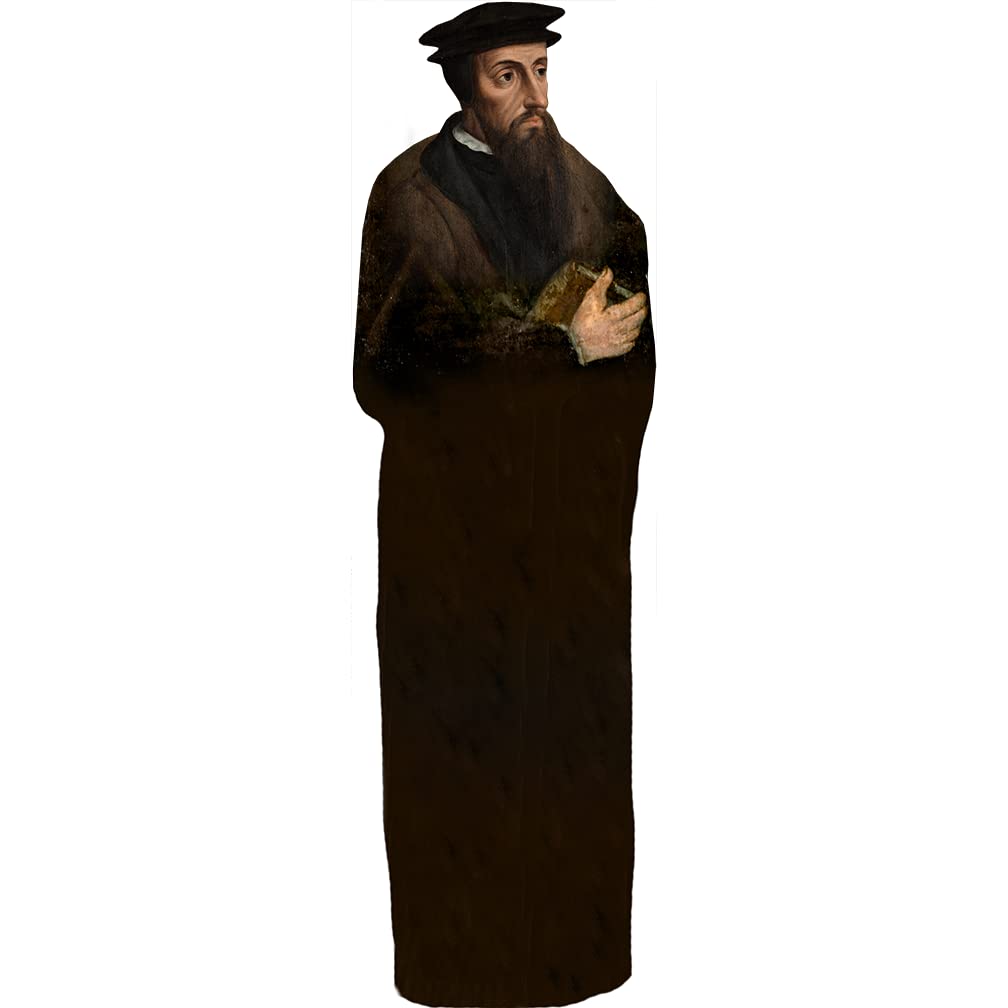H48818 John Calvin Jean Calvinism Cardboard Cutout Standee Standup