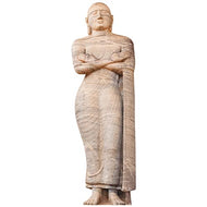 H13504 Gal Vihara Standing Buddha Sri Lanka Cardboard Cutout Standee Standup